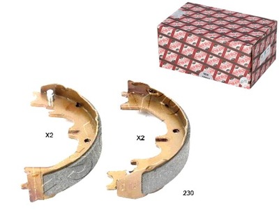 ZAPATAS DE TAMBOR DE FRENADO JUEGO ASHIKA  