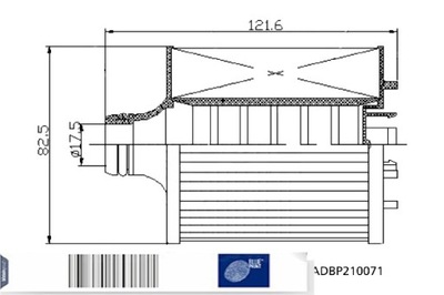 BLUE PRINT ФИЛЬТР МАСЛА AUDI A8 D5 Q7 Q8 BENTLEY BENTAYGA PORSCHE фото