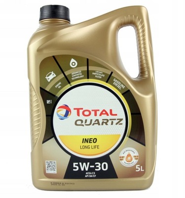 766788 TOTAL QUARTZ INEO LONG LIFE 5W30 5L ACEA: C3 VW 504.00 / 507.00 POR