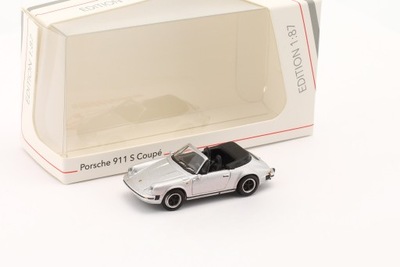 SCHUCO PORSCHE 911 Carrera 3.2 Silver metall. 1:87