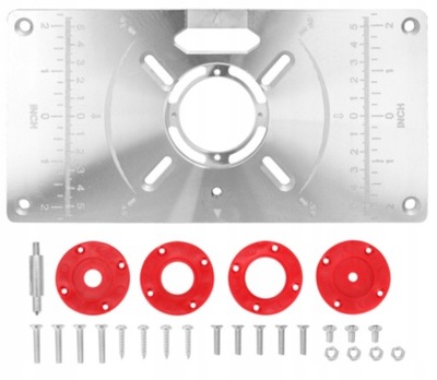 Blat do frezarki, płytka aluminiowa, wkładka stół