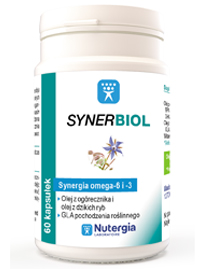 SYNERBIOL 60 kapsułek NUTERGIA omega3-6