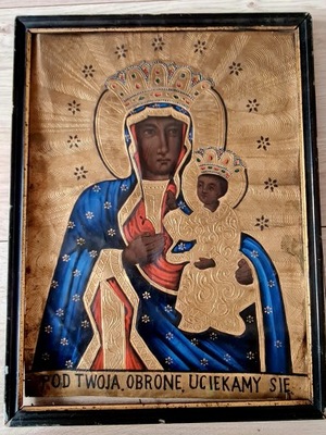 BAROKOWA MADONNA CZĘSTOCHOWSKA *6878*