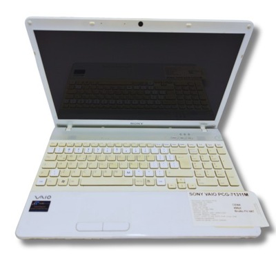 biały laptop SONY VAIO PCG-71311M 2x 2.0GHz 4GB 320GB Windows 7