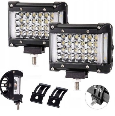 JUEGO 2 X HALÓGENO FARO EN FUNCIONAMIENTO ILUMINACIÓN DIODO LUMINOSO LED - 150W 12V  