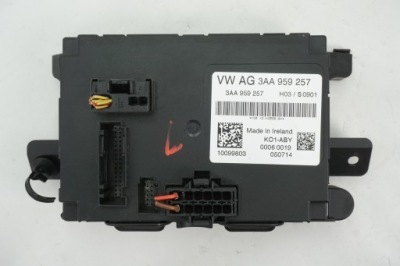 Модуль блок управления сиденье vw 3aa959257 фото №1