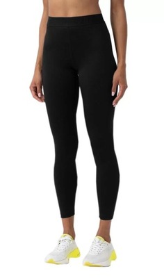 Damskie legginsy 4F AW23TFTIF153 - czarne M