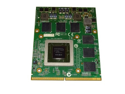 Nvidia Geforce GTX460M 1,5GB.