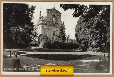 LUBOMIERZ / LIEBENTHAL - KLASZTOR - FASADA 1935 R.