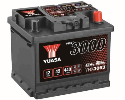 BATERÍA YUASA YBX3063  