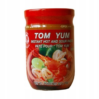 [KO] Pasta do zupy Tom Yum COCK 227g TAJSKA!