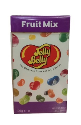 JELLY BELLY FRUIT MIX 100G Fasolki Żelki Cukierki Mix 16 owocowych smaków