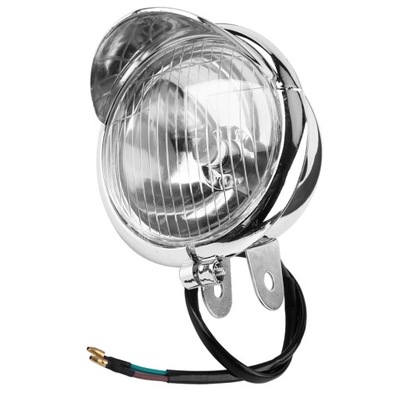 REFLEKTOR VINTAGE LAMPA PRZÓD UNIWERSALNY MOTOCYKL 12V