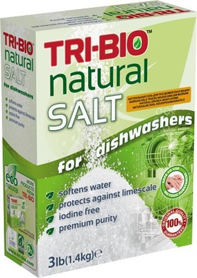 TRI-BIO, Naturalna Sól do Zmywarki, 1,4 kg