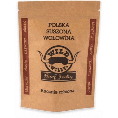 Beef Jerky Suszona Wołowina 50g - Wild Willy