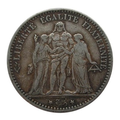 5 Franków 1875r. A - Francja - HERKULES