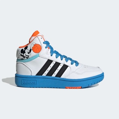 BUTY DZIECIĘCE ADIDAS HOOPS MID 3.0 MICKE 35 WYSOKIE