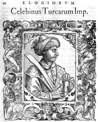 drzeworyt 1575 Selim II 1524-1574 sułtan osmański