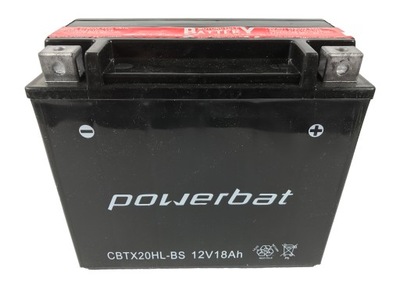 СИЛЬНИЙ АКУМУЛЯТОР 12V 18AH YTX20HL-BS MOTOPOWER