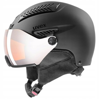 Kask narciarski Uvex HLMT 600 Visor Black Mat M 55-57cm