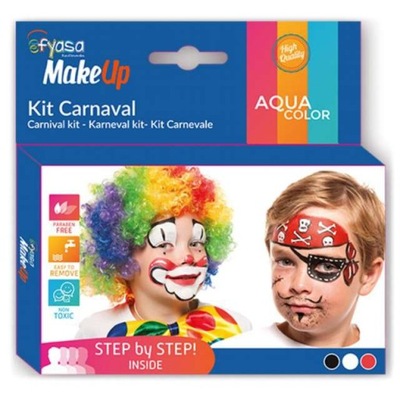 zestaw FARBEK do makijażu KARNAWAŁ halloween MAKEUP