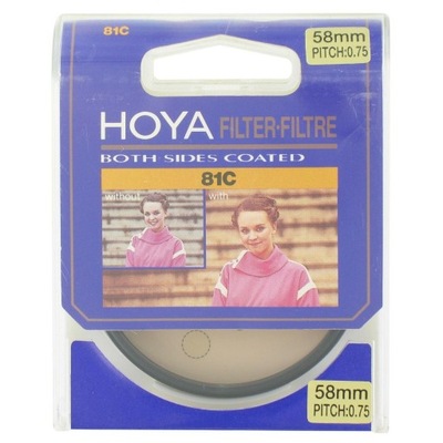 Hoya filtr konwersyjny 81C 58mm