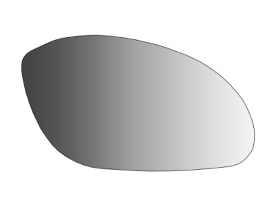 Вкладыш зеркало правого opel vectra b 95- фото №1