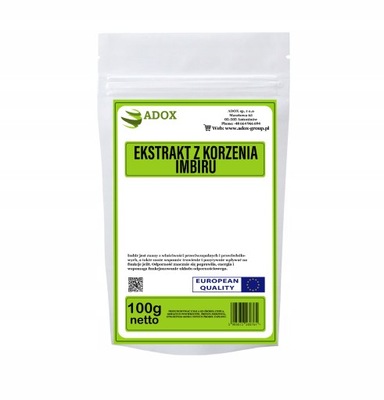 Ekstrakt z korzenia imbiru 100g