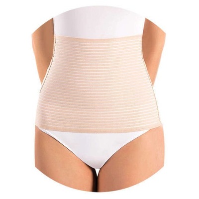 BABYONO PAS POPORODOWY BRZUSZNY BEŻ R. XXL