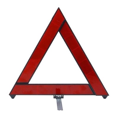 Triangle Reflective Warning Sign Foldable Red Car 
