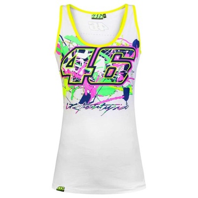 MARŠKINĖLIAI MOTERIŠKA TANKTOP VR46 BALTAS XL VRWTT205806 