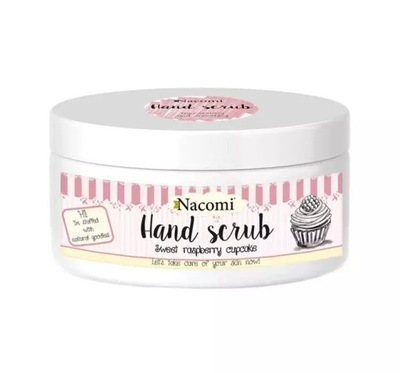 NACOMI HAND SCRUB PEELING CUKROWY DO RĄK MALINOWY