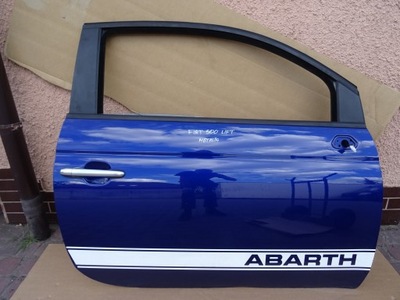 Fiat 500 lift двері праве перед 369/a blu фото №1