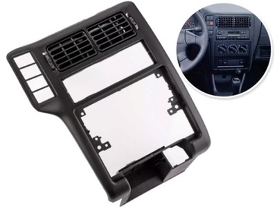Рамка консоли центральной радио решётка обдув vw polo 6n caddy ii vento фото №1