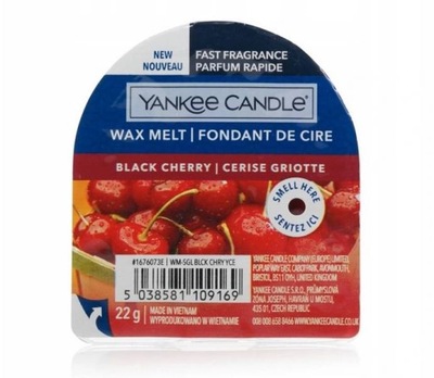 Yankee Candle Wax Wosk Black Cherry 22g