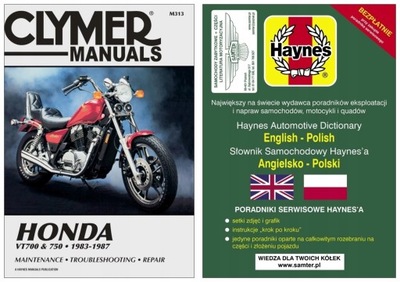 HONDA VT700 VT750 SHADOW (1983-1987) MANUAL REPARACIÓN CLYMER +GRATIS 24H  