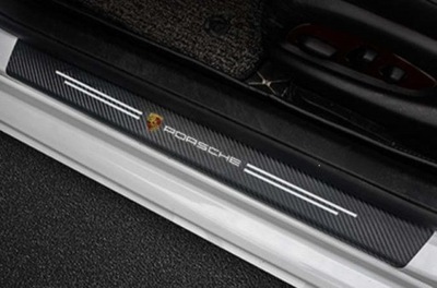 PORSCHE-NAKLEJKI PROTECTIVE BODY SILLS LOGO DELIVERY 24H  