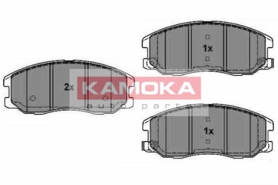 КОЛОДКИ ТОРМОЗНЫЕ ПЕРЕД KAMOKA JQ1018616