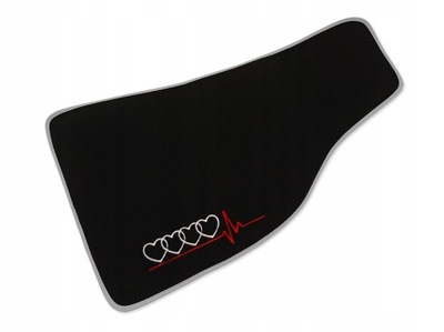 MATS VELOUR PREMIUM FOR AUDI TT 8S (2014-...) BLACK + 4 PCS. HAFT  