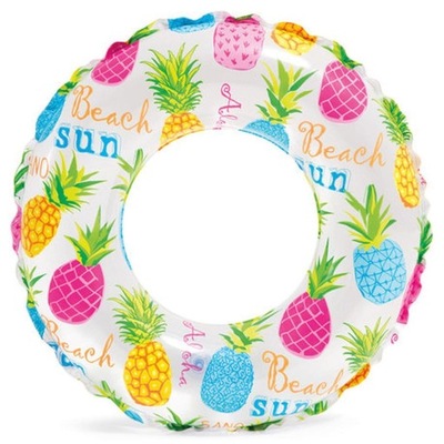 Dmuchane koło do pływania 61cm Intex 59241 Ananas