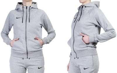 NIKE bluza dresowa damska z kapturem BAWEŁNA S