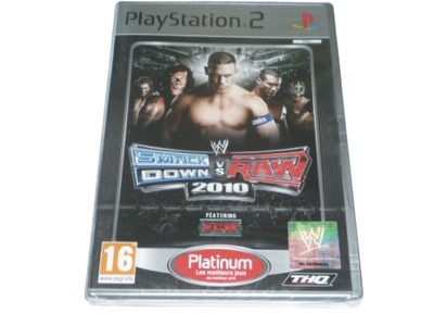 PS2 SMACKDOWN VS RAW 2010 NOWA PLAYSTATION FOLIA