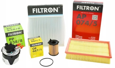 FILTRON KOMPLEKTAS FILTRŲ FORD FOCUS MK2 1.6TDCI 05- 