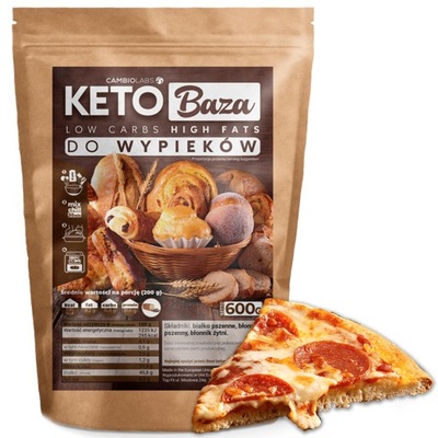 KETO PIZZA MIESZANKA bez węglowodanów. Zrób ją sam