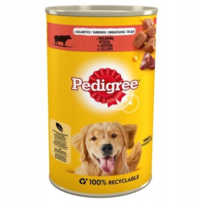 PEDIGREE Mokra Adult Wołowina 400g