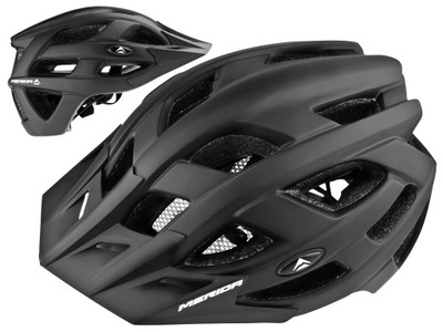 KASK ROWEROWY MERIDA PSYCHO CZARNY MTB ENDURO 58-61 CM / L