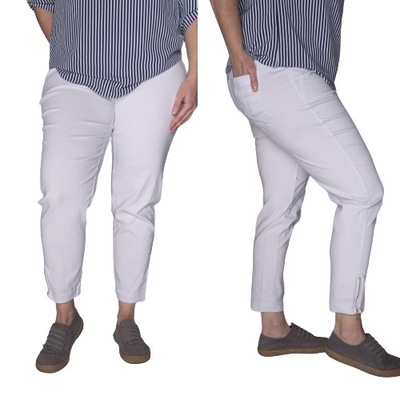 Spodnie CEVLAR z zameczkami kolor biały rozmiar 56