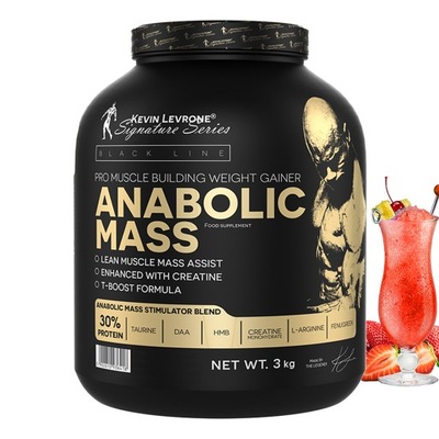 KEVIN LEVRONE ANABOLIC MASS 3000g GAINER BIAŁKO