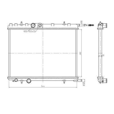 AUŠINTUVAS VANDENS NRF 58304A 