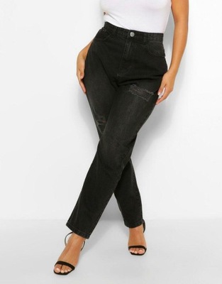 BOOHOO SPODNIE JEANSOWE TCJ XXJ__48